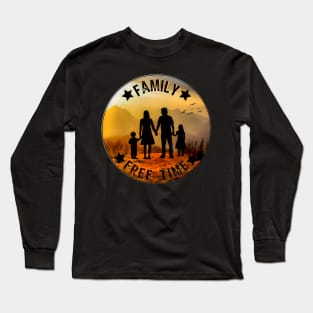 Hiking family free time Long Sleeve T-Shirt